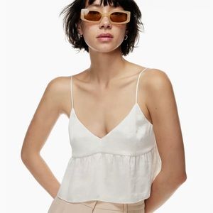 Aritzia Wilfred Cream Blouse